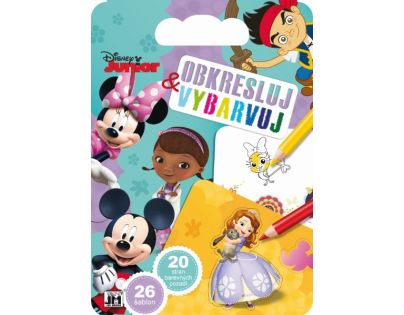Jiří Models Disney Junior Obkresluj a vybarvuj