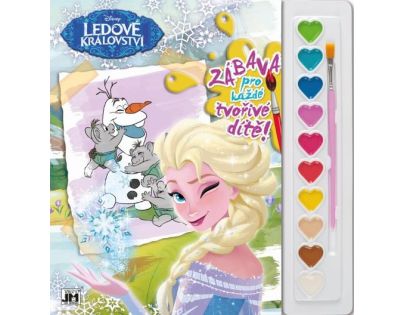 Jiri Models Disney Omalovánky s barvami A4 Ledové království