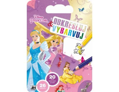 Jiri Models Disney princezny Obresluj a vybarvuj
