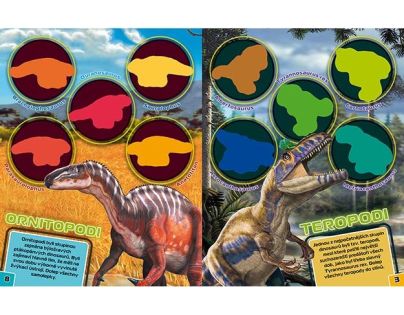 Jiří Models Dolep si svítící samolepky Dinosauři