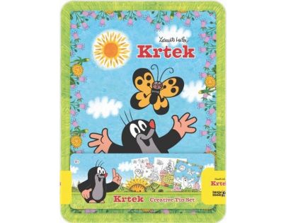Jiri Models Krteček Kreativní plechovka Krtek