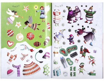 Jiri Models Moje první samolepkování Třpytivé Vánoce