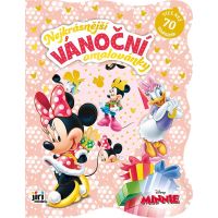 Jiri Models Nejkrásnější vánoční omalovánky se samolepkami Minnie