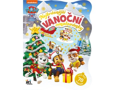 Jiri Models Nejkrásnější vánoční omalovánky se samolepkami Tlapková patrola Jiri Models Nejkrásnější vánoční omalovánky se samolepkami Tlapková patrola