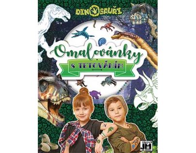 Jiri Models Omalovánky s tetováním Dinosauři