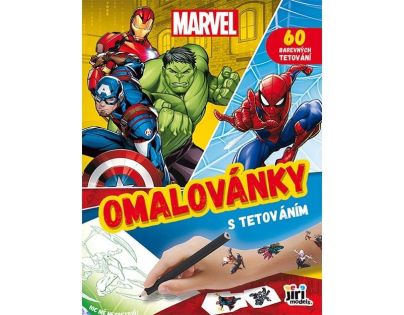 Jiri Models Omalovánky s tetováním Marvel
