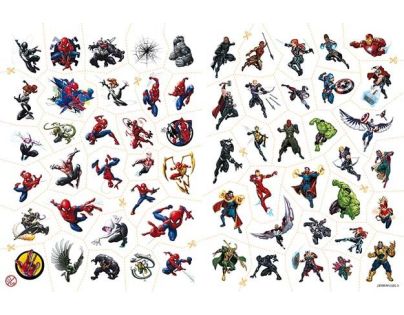 Jiri Models Omalovánky s tetováním Marvel