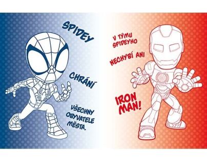 Jiri Models Omalovánky s tetováním Spidey