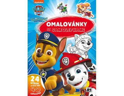 Jiri Models Omalovánky se samolepkami Tlapková patrola
