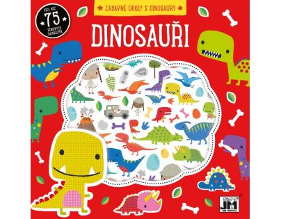 Jiri Models Omalovánky se samolepky Dinosauři