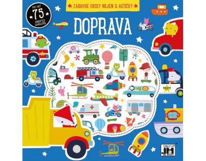 Jiří Models Omalovánky se samolepky Doprava