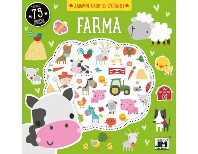 Jiri Models Omalovánky se samolepky Farma