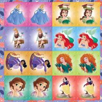 Jiří Models Pexeso v sešitu Disney Princezny 2