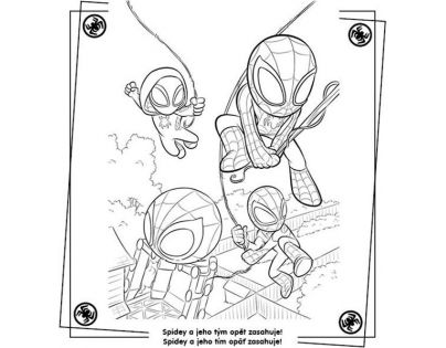 Jiri Models Pexeso v sešitu Spidey