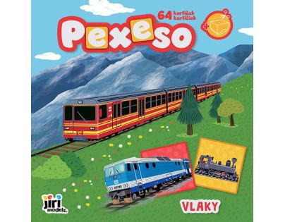 Jiří Models Pexeso v sešitu Vlaky