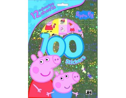 Jiri Models Prasátko Peppa Omalovánky 100 samolepek