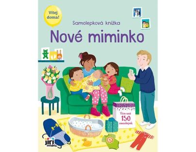Jiří Models Samolepková knížka Nové miminko