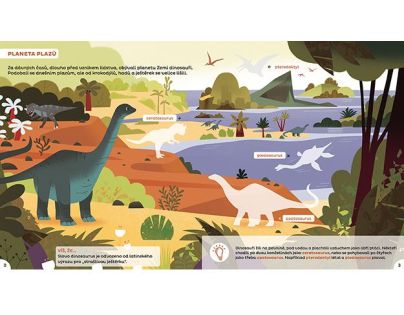 Jiří Models Samolepky pro zvídavé děti Dinosauři