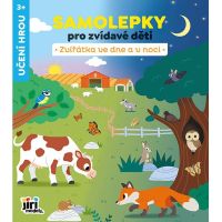 Jiří Models Samolepky pro zvídavé děti Zvířata ve dne a v noci