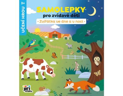 Jiří Models Samolepky pro zvídavé děti Zvířata ve dne a v noci