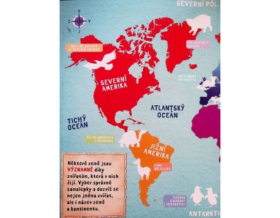 Jiri Models Super samolepkování Zvířata světa