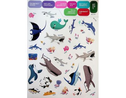 Jiri Models Super samolepkování Zvířata světa