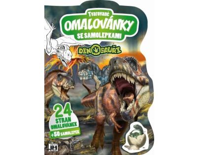 Jiri Models Tvarované omalovánky Dino