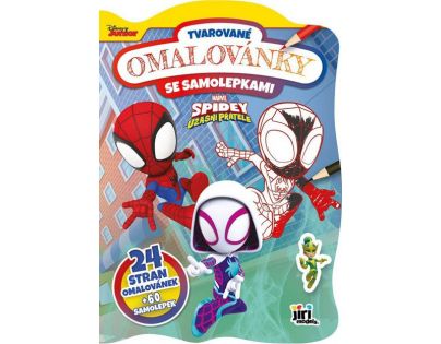 Jiri Models Tvarované omalovánky Spidey