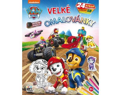 Jiri Models Velké omalovánky Tlapková patrola Jiri Models Velké omalovánky Tlapková patrola