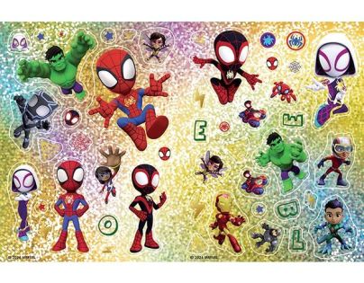Jiří Models Zábava se třpytivými samolepkami Spidey