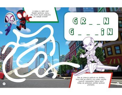 Jiří Models Zábava se třpytivými samolepkami Spidey