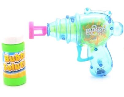 Johntoy Bublifuková pistole svítící a bublifuk - Poškozený obal