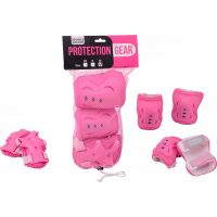 Johntoy Chrániče Protectiongear růžovobílé