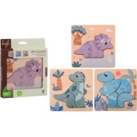 Jouéco® Dřevěné puzzle Dino