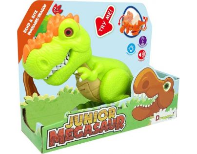 ADC Black Fire Junior Megasaur ohebný a kousací T-Rex zelený