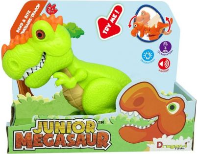 ADC Black Fire Junior Megasaur ohebný a kousací T-Rex zelený