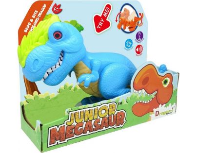 ADC Black Fire Junior Megasaur ohebný a kousací T-Rex modrý
