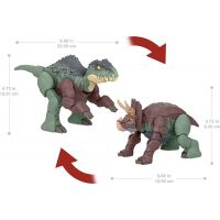 Jurassic World Dinosaurus s transformací Dvojité nebezpečí Giganotosaurus a Nasutoceratops 2