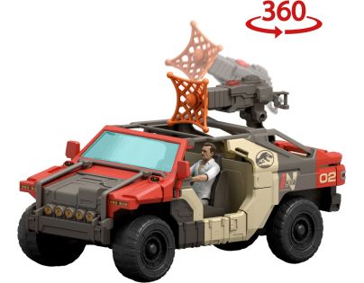 Jurassic World Super auto s řidičem a dinosaurem