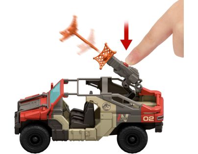 Jurassic World Super auto s řidičem a dinosaurem