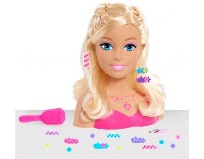 Just Play Barbie Česací hlava blond