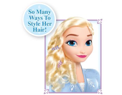 Just Play Ledové králoství Česací hlava Elsa