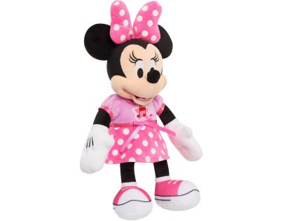 Just Play Minnie Mouse Zpívající plyšák v puntíkových šatičkách 30 cm