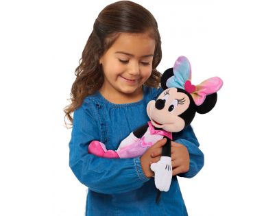 Just Play Minnie Mouse Zpívající plyšák v lesklých šatičkách 30 cm