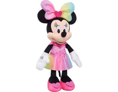 Just Play Minnie Mouse Zpívající plyšák v lesklých šatičkách 30 cm