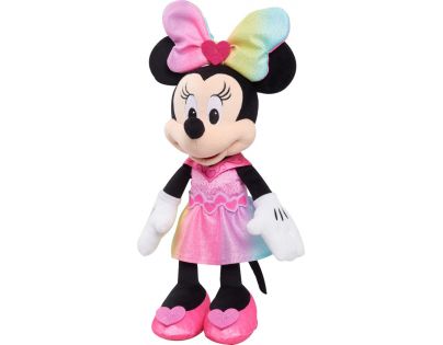 Just Play Minnie Mouse Zpívající plyšák v lesklých šatičkách 30 cm