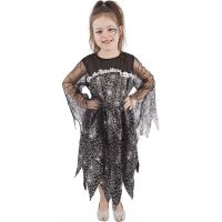 Rappa Dětský kostým Čarodějnice halloween 117 - 128 cm