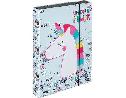 Karton P+P Box na sešity A4 Jumbo Unicorn iconic power