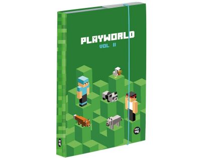 Karton P+P Box na sešity A5  Jumbo Playworld Minecraft