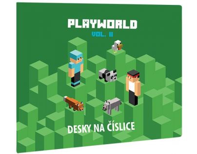 Karton P+P Desky na číslice Playworld Minecraft